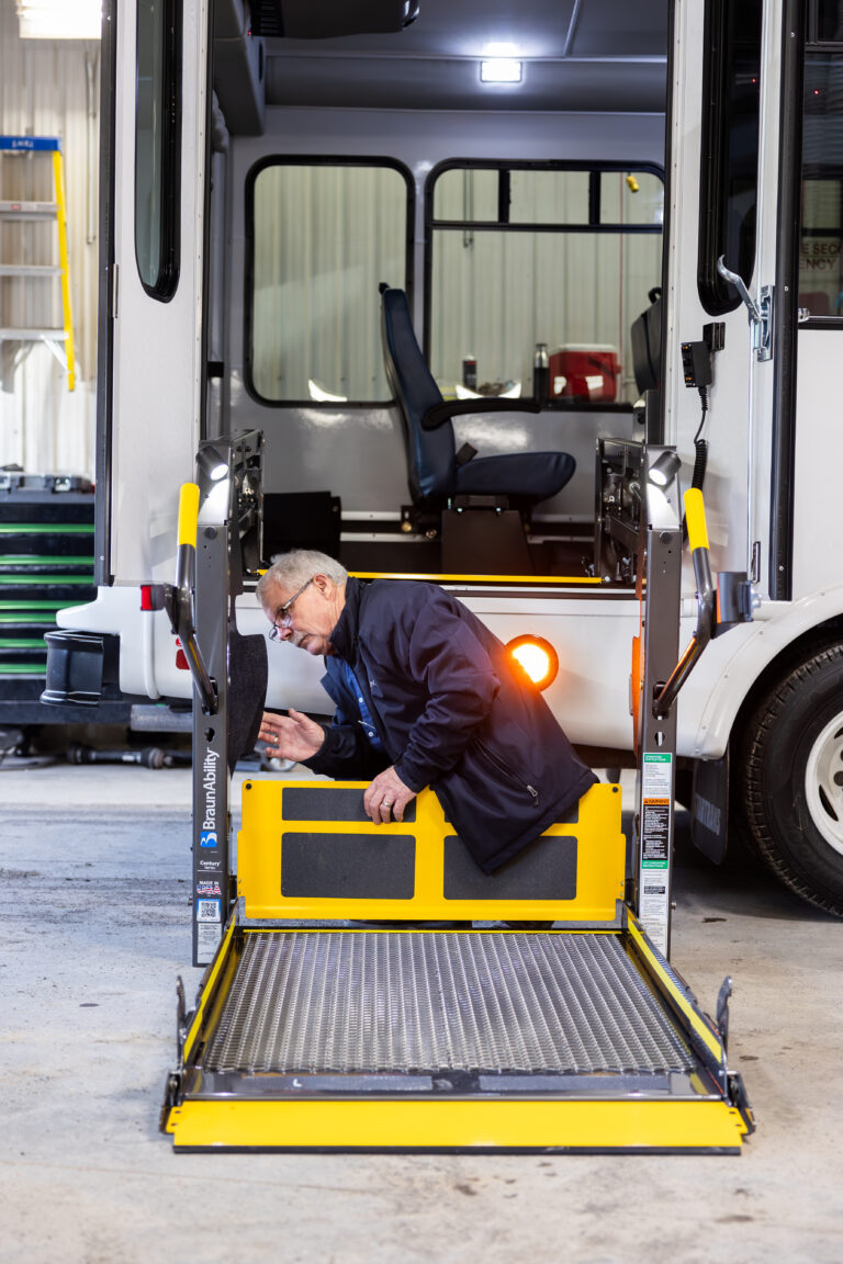 bus wheelchair lift